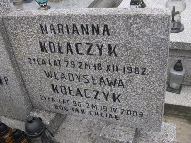 Marianna Kołaczyk Częstochowa Raków - Grobonet - Wyszukiwarka osób pochowanych