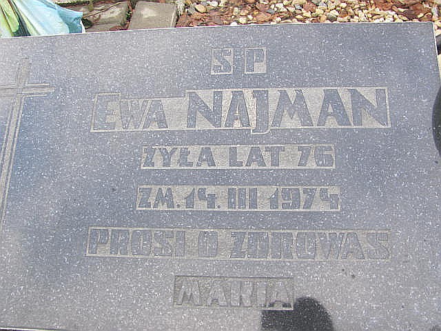 Ewa Najman Częstochowa Raków - Grobonet - Wyszukiwarka osób pochowanych
