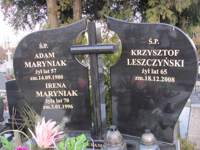 Krzysztof Waldemar Leszczyński 1943 Częstochowa Raków - Grobonet - Wyszukiwarka osób pochowanych