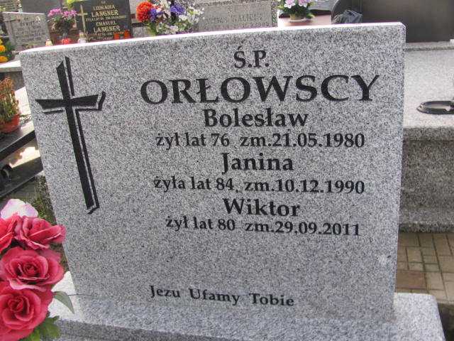Bolesław Orłowski Częstochowa Raków - Grobonet - Wyszukiwarka osób pochowanych