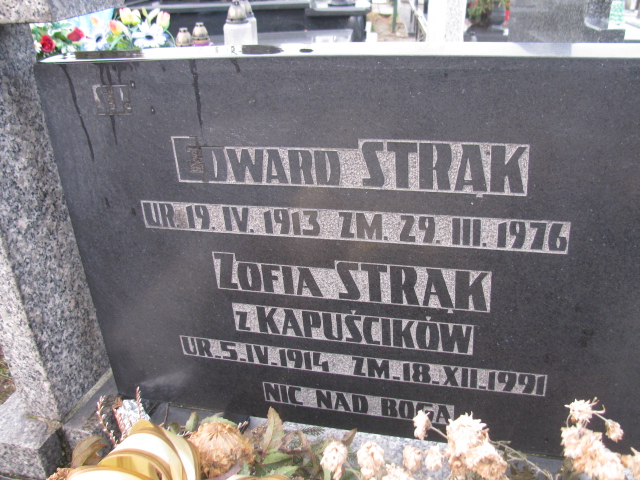 Zofia Strąk 1914 Częstochowa Raków - Grobonet - Wyszukiwarka osób pochowanych