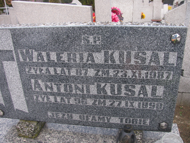 Antoni Kusal Częstochowa Raków - Grobonet - Wyszukiwarka osób pochowanych