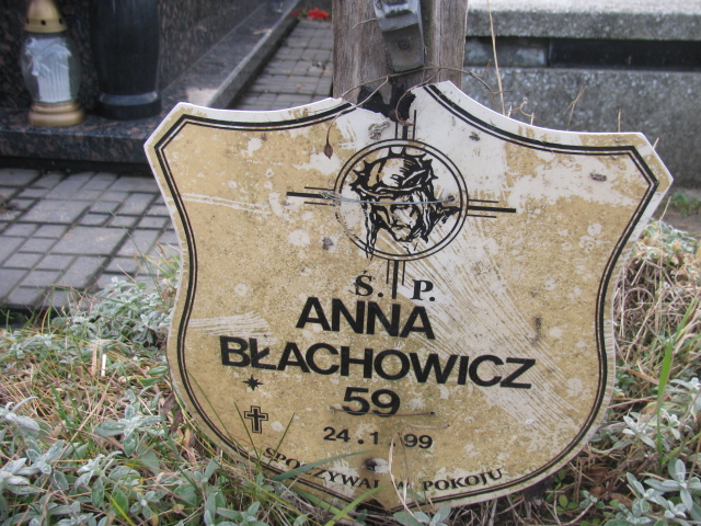 Anna Błachowicz 1940 Częstochowa Raków - Grobonet - Wyszukiwarka osób pochowanych