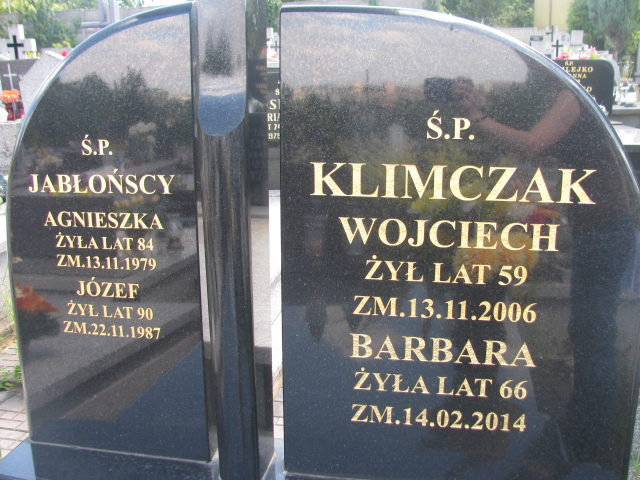 Józef Jabłoński Częstochowa Raków - Grobonet - Wyszukiwarka osób pochowanych