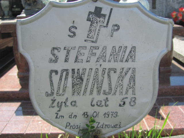 Stanisław Sowiński 1955 Częstochowa Raków - Grobonet - Wyszukiwarka osób pochowanych