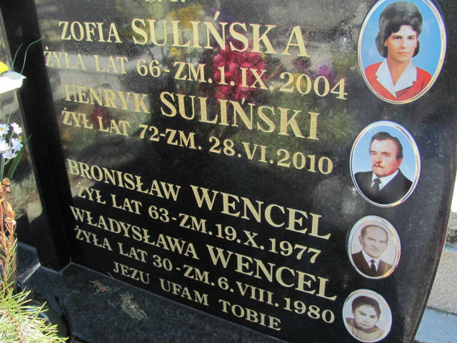 Henryk Zygmunt Suliński 1938 Częstochowa Raków - Grobonet - Wyszukiwarka osób pochowanych