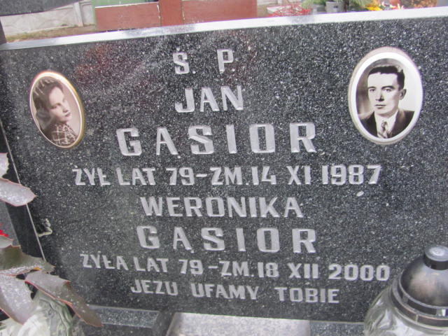 Weronika Gąsior 1921 Częstochowa Raków - Grobonet - Wyszukiwarka osób pochowanych