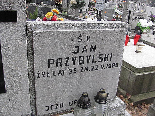 Jan Przybylski Częstochowa Raków - Grobonet - Wyszukiwarka osób pochowanych