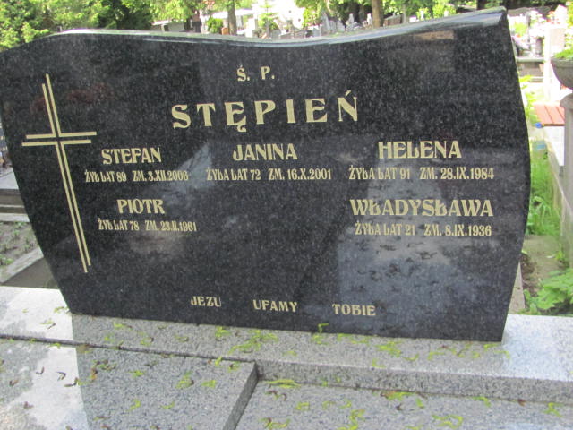 Piotr Stępień Częstochowa Raków - Grobonet - Wyszukiwarka osób pochowanych
