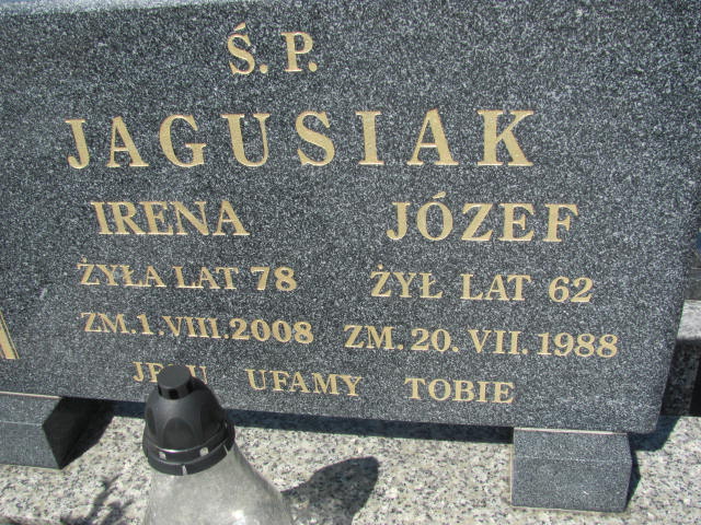 Józef Jagusiak Częstochowa Raków - Grobonet - Wyszukiwarka osób pochowanych