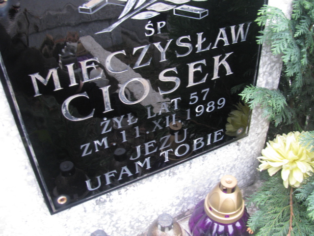 Mieczysław Ciosek Częstochowa Raków - Grobonet - Wyszukiwarka osób pochowanych