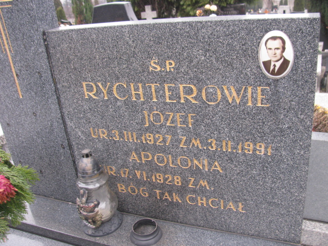 Józef Rychter 1927 Częstochowa Raków - Grobonet - Wyszukiwarka osób pochowanych