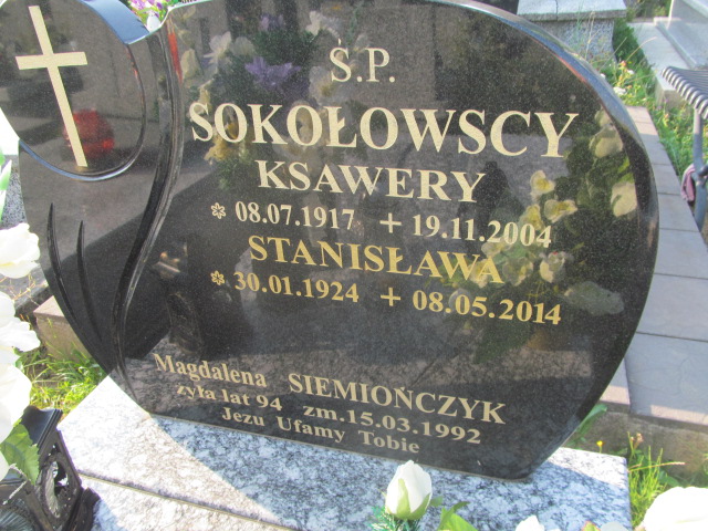 Stanisława Sokołowska 1924 Częstochowa Raków - Grobonet - Wyszukiwarka osób pochowanych