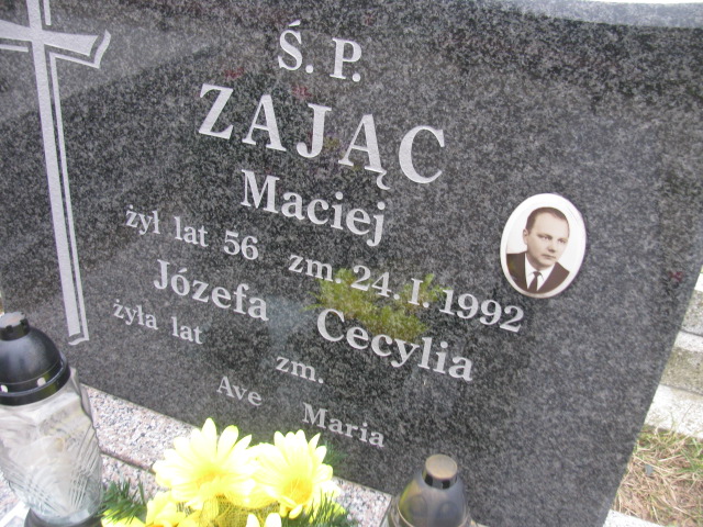 Maciej Zając Częstochowa Raków - Grobonet - Wyszukiwarka osób pochowanych
