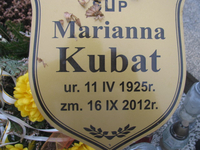 Marian Kubat Częstochowa Raków - Grobonet - Wyszukiwarka osób pochowanych