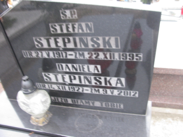 DANIELA EWA Stępińska 1927 Częstochowa Raków - Grobonet - Wyszukiwarka osób pochowanych