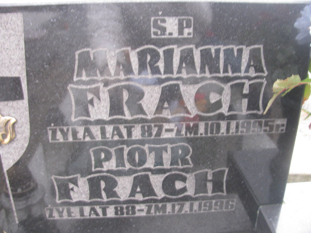 Piotr Frach 1908 Częstochowa Raków - Grobonet - Wyszukiwarka osób pochowanych