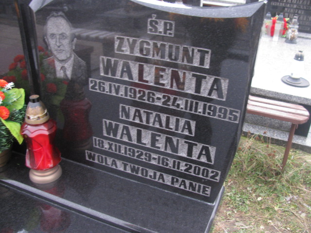 Natalia Walenta 1929 Częstochowa Raków - Grobonet - Wyszukiwarka osób pochowanych