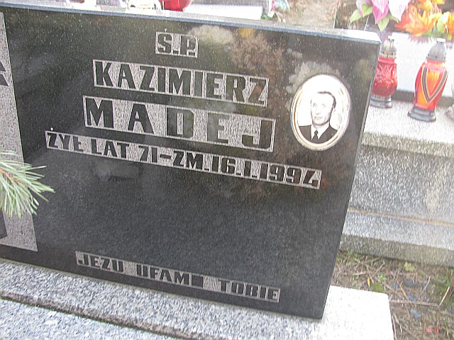 Kazimierz Madej Częstochowa Raków - Grobonet - Wyszukiwarka osób pochowanych