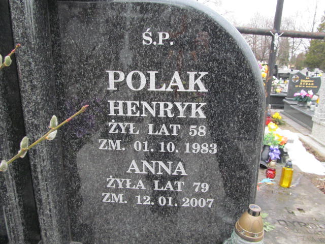 Anna Polak 1928 Częstochowa Raków - Grobonet - Wyszukiwarka osób pochowanych