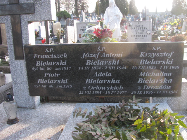 Michalina Bielarska 1926 Częstochowa Raków - Grobonet - Wyszukiwarka osób pochowanych