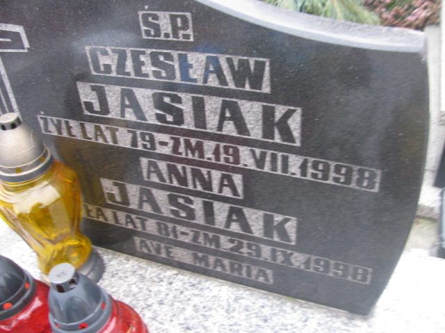 Roman Jasiak 1989 Częstochowa Raków - Grobonet - Wyszukiwarka osób pochowanych