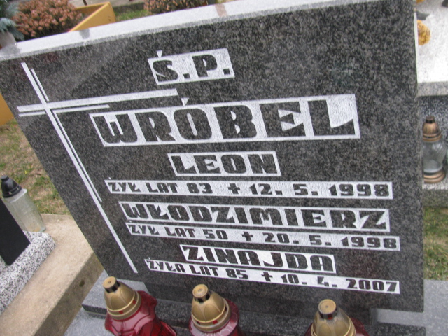 Włodzimierz Wróbel 1948 Częstochowa Raków - Grobonet - Wyszukiwarka osób pochowanych