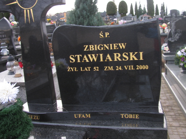 Zbigniew Stawiarski 1947 Częstochowa Raków - Grobonet - Wyszukiwarka osób pochowanych