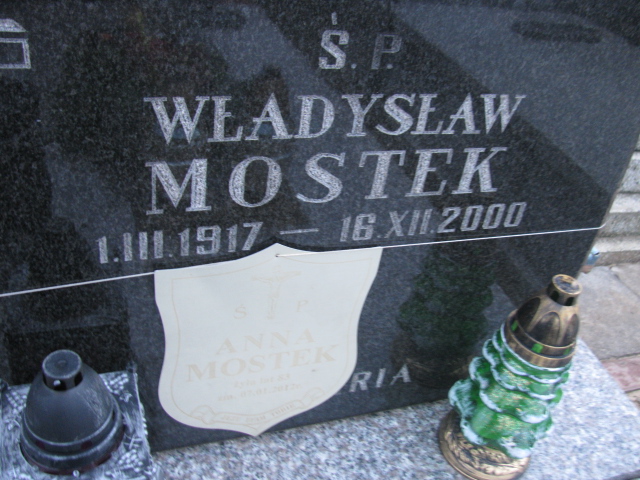 Władysław Mostek 1917 Częstochowa Raków - Grobonet - Wyszukiwarka osób pochowanych