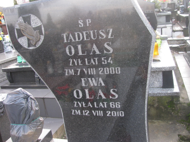 Tadeusz Olaś 1946 Częstochowa Raków - Grobonet - Wyszukiwarka osób pochowanych