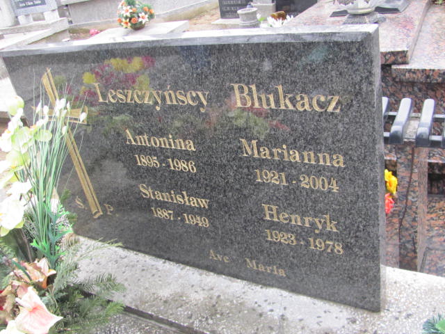 Grażyna Blukacz 1954 Częstochowa Raków - Grobonet - Wyszukiwarka osób pochowanych