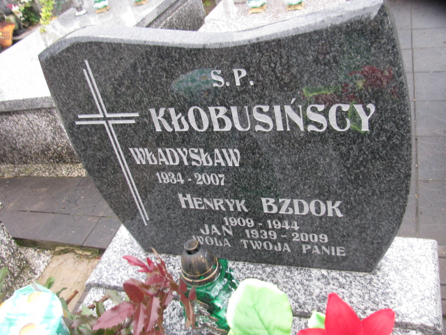 Henryk Bzdok 1908 Częstochowa Raków - Grobonet - Wyszukiwarka osób pochowanych