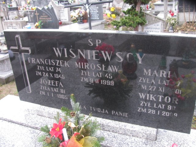 Józefa Wiśniewska Częstochowa Raków - Grobonet - Wyszukiwarka osób pochowanych