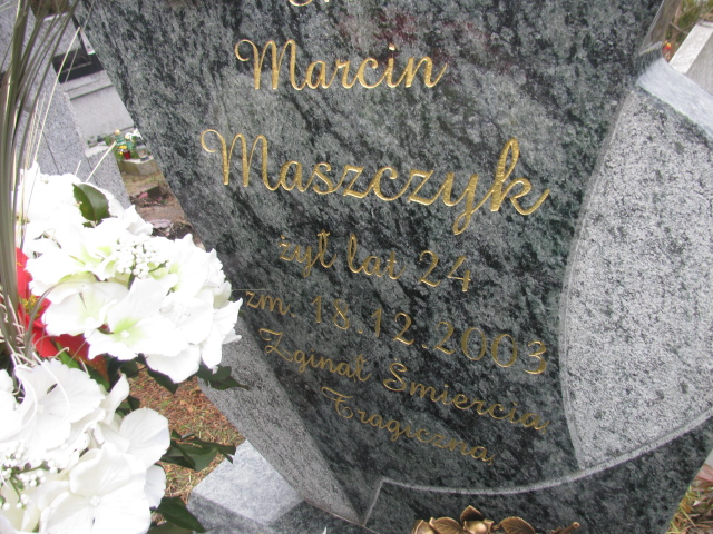 Marcin  Zdzisław Maszczyk 1979 Częstochowa Raków - Grobonet - Wyszukiwarka osób pochowanych