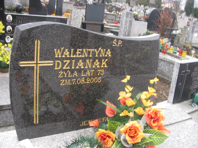 Stefan Dzianak 1925 Częstochowa Raków - Grobonet - Wyszukiwarka osób pochowanych