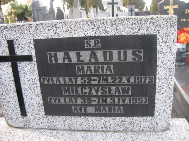 Maria Haładus Częstochowa Raków - Grobonet - Wyszukiwarka osób pochowanych
