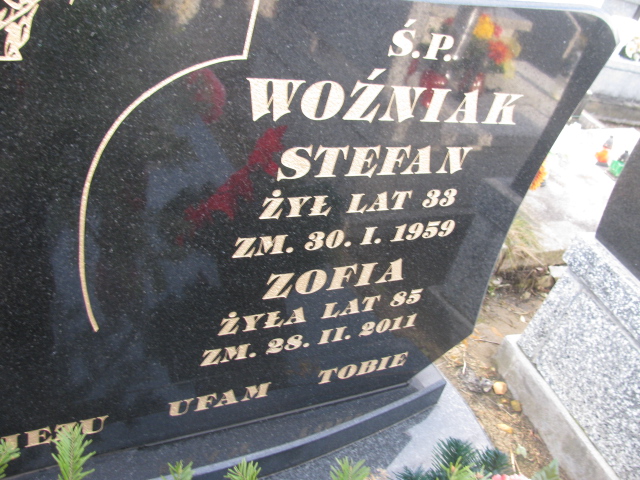 Stefan Woźniak Częstochowa Raków - Grobonet - Wyszukiwarka osób pochowanych