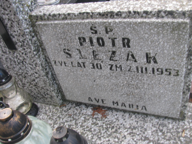 Stanisław Ślęzak 1949 Częstochowa Raków - Grobonet - Wyszukiwarka osób pochowanych