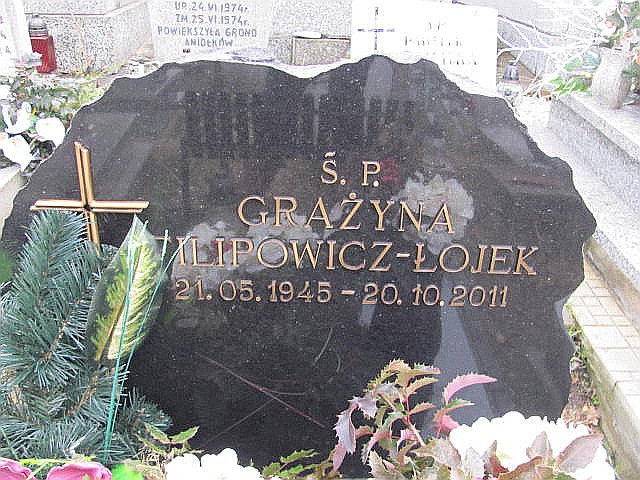 Grażyna Janina Filipowicz Łojek 1945 Częstochowa Raków - Grobonet - Wyszukiwarka osób pochowanych