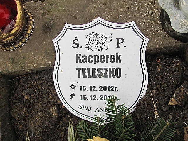 Kacper Teleszko 2012 Częstochowa Raków - Grobonet - Wyszukiwarka osób pochowanych