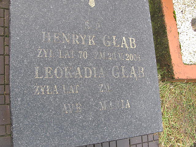 Wojciech Głąb 1963 Częstochowa Raków - Grobonet - Wyszukiwarka osób pochowanych