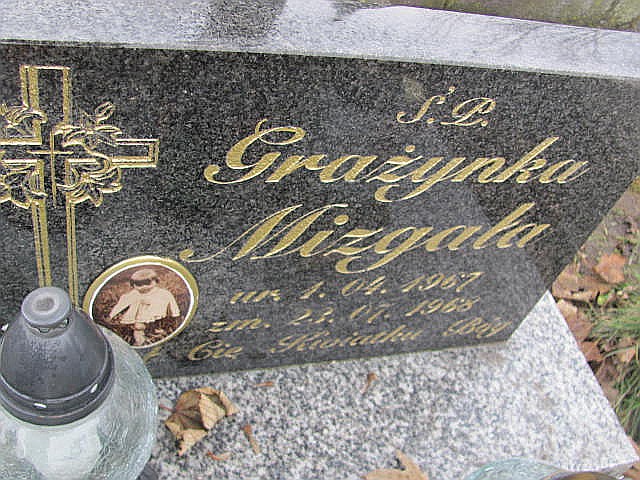 Grażyna Mizgała 1967 Częstochowa Raków - Grobonet - Wyszukiwarka osób pochowanych