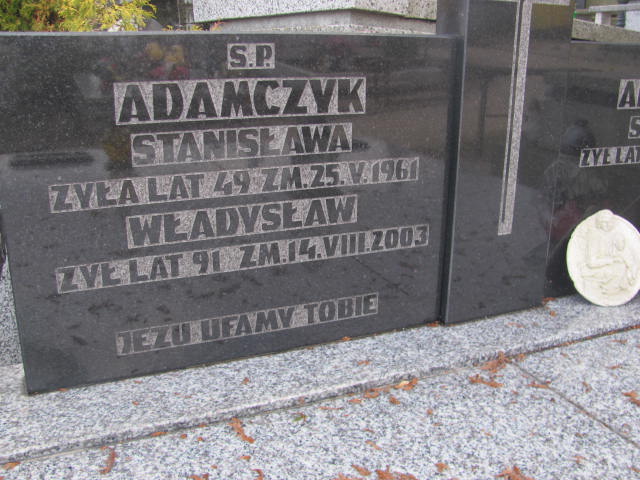 Stanisława Adamczyk Częstochowa Raków - Grobonet - Wyszukiwarka osób pochowanych