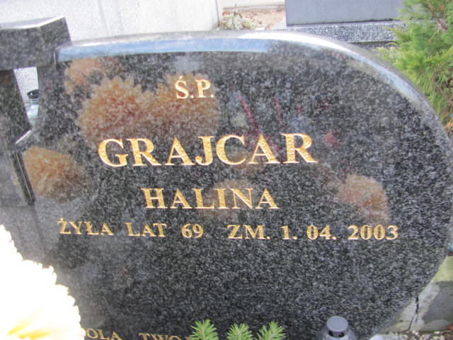 HALINA CELINA Grajcar 1933 Częstochowa Raków - Grobonet - Wyszukiwarka osób pochowanych