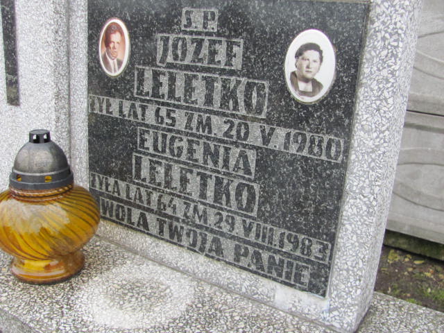 Józef Leletko Częstochowa Raków - Grobonet - Wyszukiwarka osób pochowanych