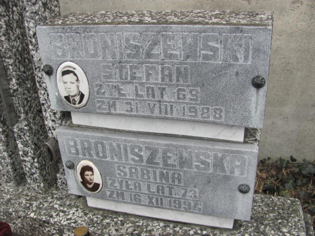 Sabina Broniszewska Częstochowa Raków - Grobonet - Wyszukiwarka osób pochowanych
